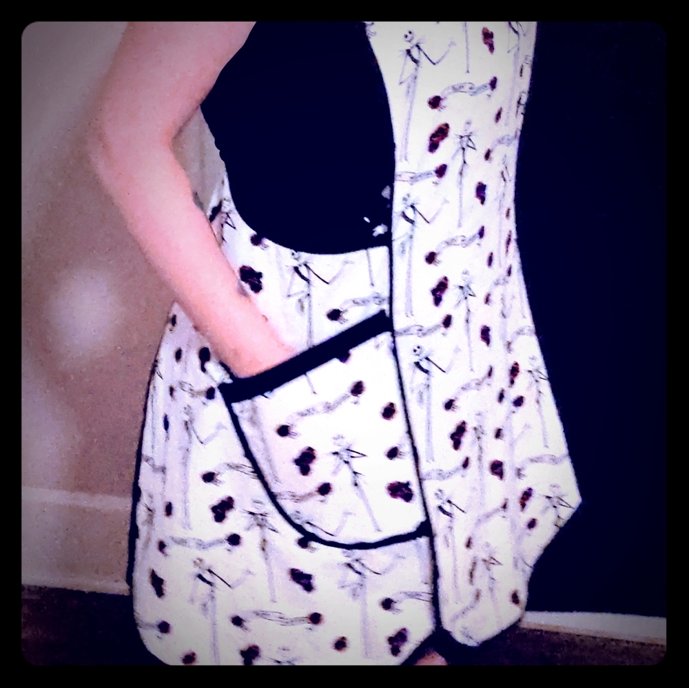 Nightmare before christmas cross back apron